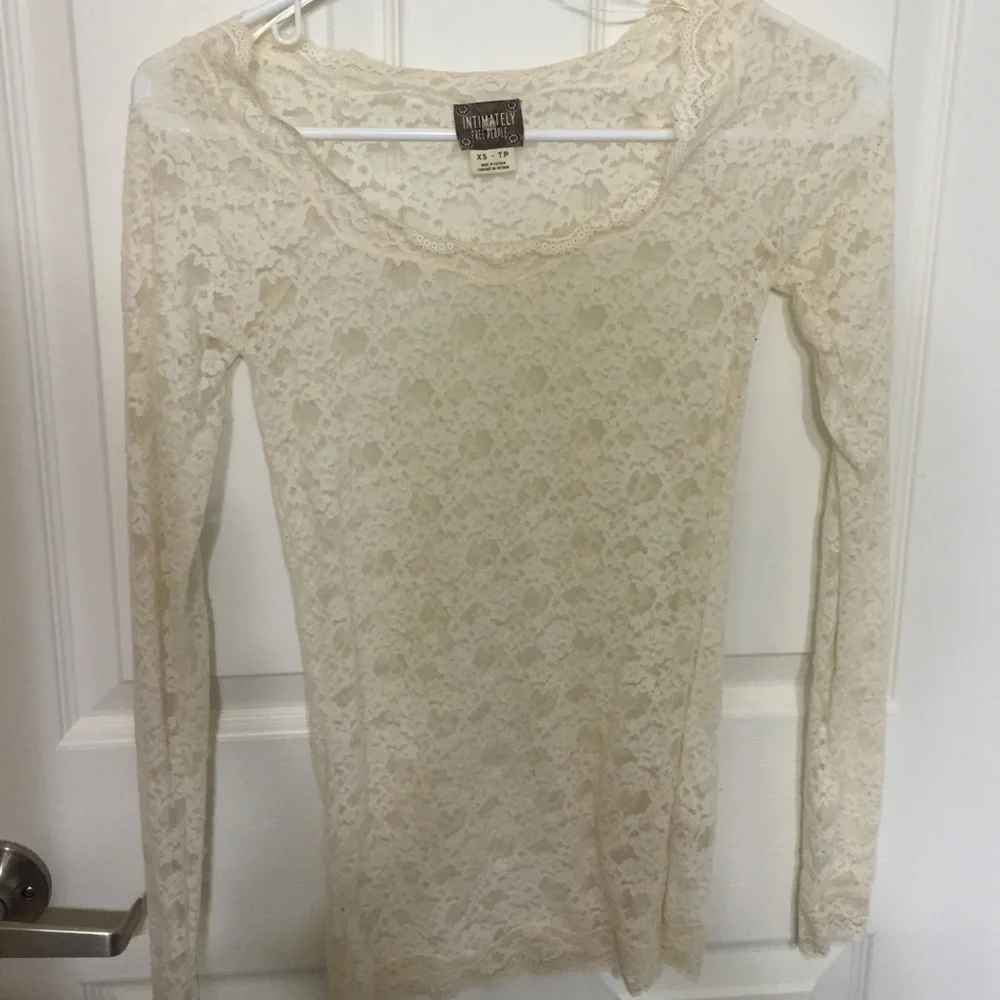 Free People sheer floral